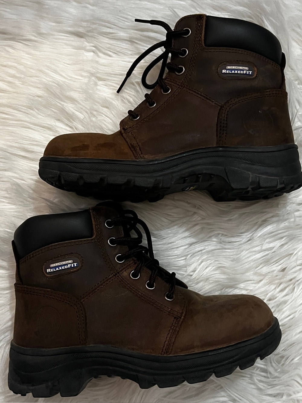 Skechers Memory Foam Workshire Peril - Dark Brown 6